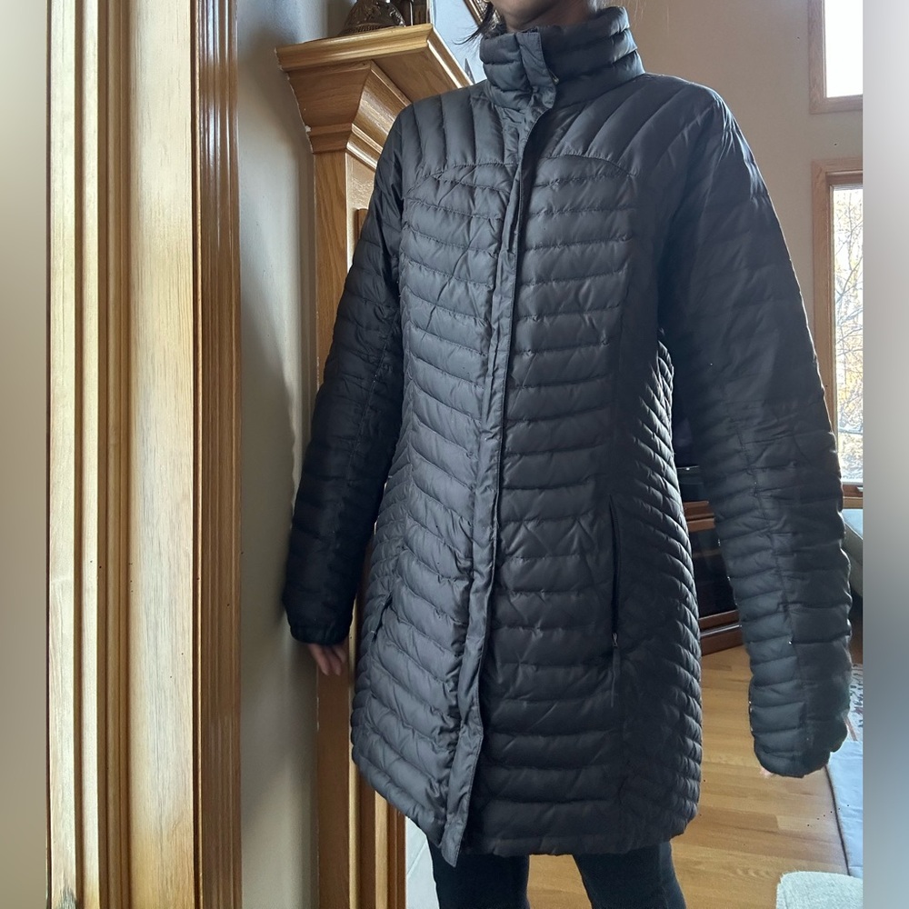 Eddie Bauer Women's Dark Gray Puffer Coat